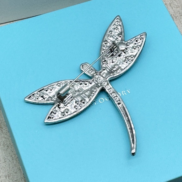 Brand New Dragonfly Brooch Rhinestone Dragonfly Pin - Picture 3 of 4